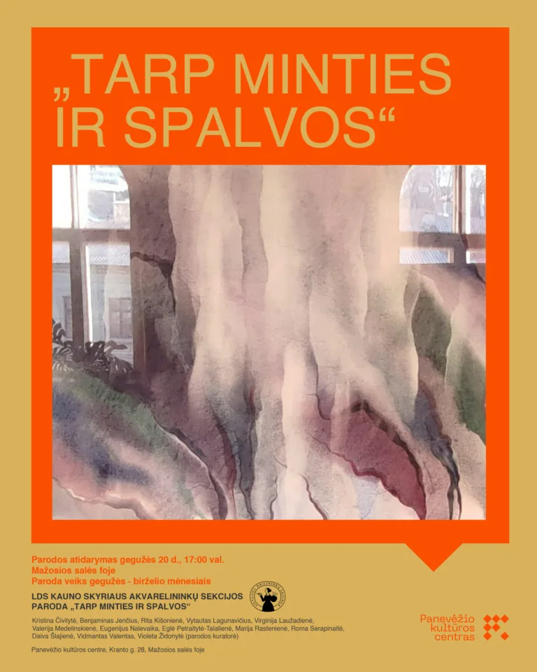 Parodos „Tarp minties ir spalvos“ atidarymas
